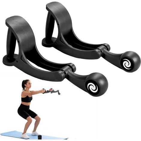 1 paire de cordes de combat sans corde, sans ancre, peu encombrantes, silencieuses, sans nœuds, pour entraînement de force des bras, corde rotative pour la salle de sport à domicile pour homme et (1/5)