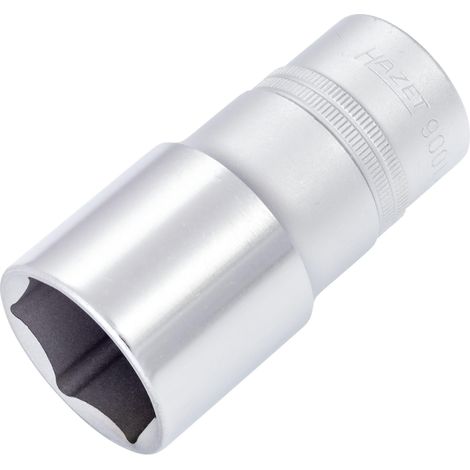 Hazet 900Lg-32 Inserto Chiave a Bussola Esagonale, Argento, Attacco Quadro, Cavo, 12.5 mm 1/2 di Pollice (1/2)