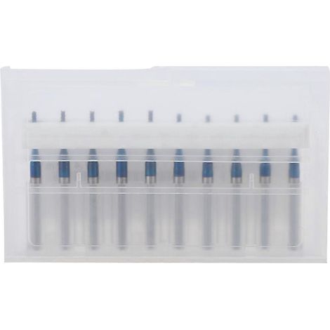 10 Stück Hartmetall-Fräser, blauer Schaftfräser, Gravierfräser für CNC-Leiterplattenmaschinen (1,4 mm)