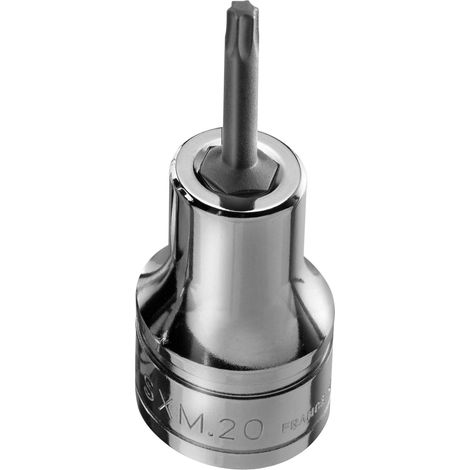 Douille pour embout Facom T60, Torx, entraînement Carré 1/2" ( Prix pour 1 ) (1/4)