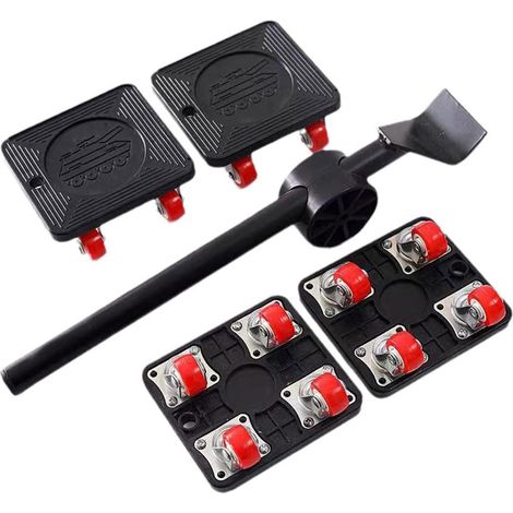 Déplace-meubles portables robustes avec roulettes pour planchers de bo (1/5)