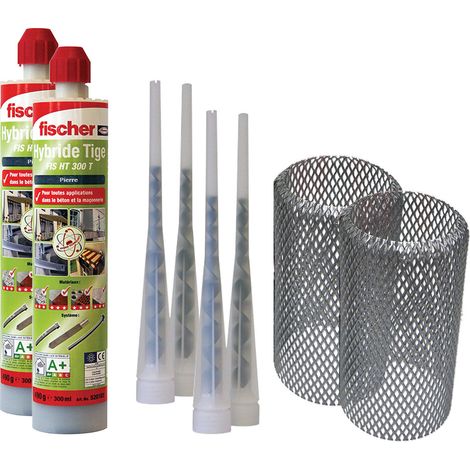 Kit résine de scellement chimique pour 2 gonds motorisés