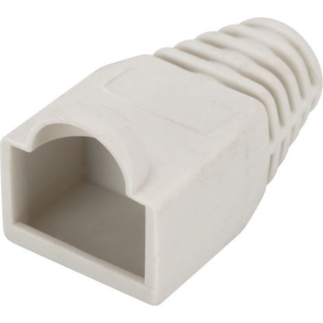 Digitus A-MOT/E 8/8 Knickschutztülle für 8P8C RJ45 Modular-Stecker A-MOT/E 8/8 Grau 1 St.