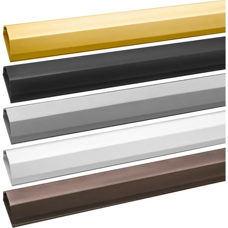 Aluminium Kabelkanal 33 mm Ja 75 cm Schwarz (1/2)