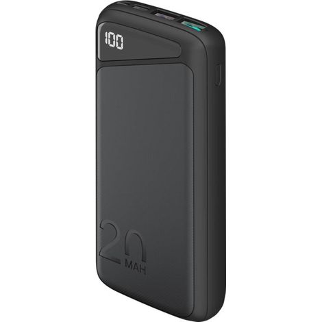 Goobay Power bank 20000 mAh LiPo Nero Indicazione di stato (1/2)
