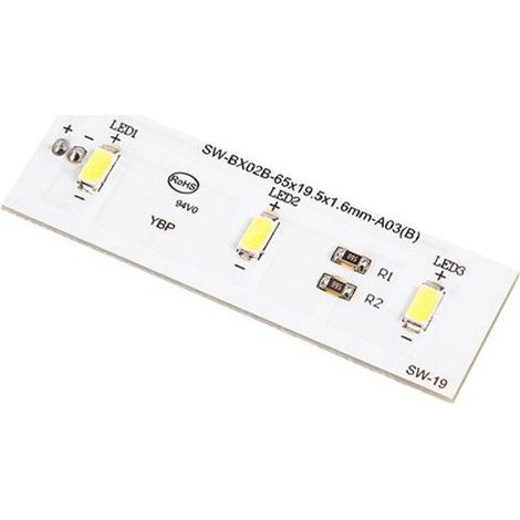 Plaque Éclairage LED pour Réfrigérateur Compatible ZBE2350HCA Lot de 2 Pièces (1/4)