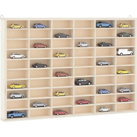 Vitrina de madera para coleccionistas con 60 compartimentos 60x4,5x40,5 cm vidaXL (1/5)