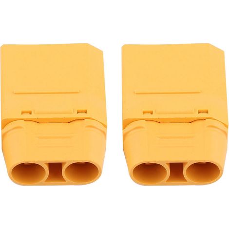 1 paire de connecteurs XT90 avec fiches banane plaquées or pour batterie RC, mâle et femelle, 4.5mm