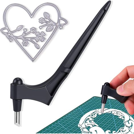Cutter-Craft - Lame Rotative 360° - Pour Découpe Précise Papier Carton Vinyle - Outil de Scrapbooking et DIY - 1 Pièce (1/5)