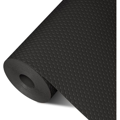 Drawer Mat 40 x 600 cm Protection Drawer Kitchen EVA Plastic Protection Furniture Black, 40 x 600 cm (1/5)