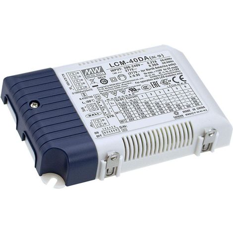Mean Well LCM-40DA LED Treiber DALI / PUSH 42W 2-100V 350mA-1050mA CC (1/2)
