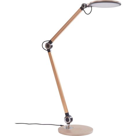 Lindby Lámpara de mesa LED 'Nyxaris' en Dorado Plástico