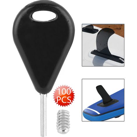 Surfbrett-Ruder-Edelstahlschraube G5 FCS Boardfin Edelstahlschrauben-Set (100 Schrauben) (1/5)