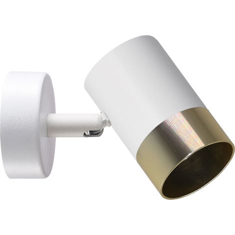 Applique murale blanc/or orientable GU10 Candellux Tobi (1/2)