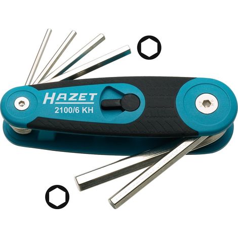 Hazet Brugola interna Kit di chiavi a brugola 2.5 mm, 3 mm, 4 mm, 5 mm, 6 mm, 8 mm 6 parti (1/5)