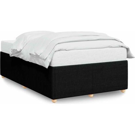 Maison Exclusive - Giroletto senza Materasso Nero 120x200 cm Tessuto (1/5)