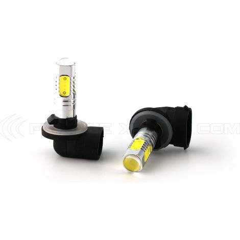 2 x Ampoules 881 H27/2 LED SMD 5 LED COB - Lampe de signalisation Blanc 12V (1/3)