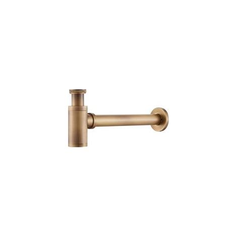 Siphon rond en laiton pour lavabo 1 1/4 – Filetage standard 1 1/4 – Résistant à l'humidité – Drain amovible pour nettoyage facile (1/5)