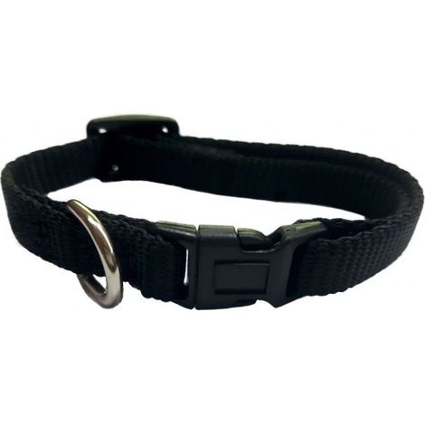 COLLAR NYLON 12MM CAMON NEGRO