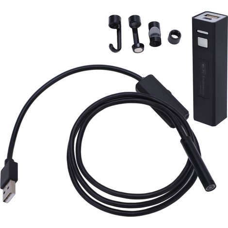 Kabellose Endoskop-Telefon-WLAN-Boreskop-Inspektionskamera HD IP68 wasserdicht 8 mm mit Licht (1/5)