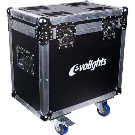 Evolights NEO custodia per fascio luminoso spot 100W, valigetta per il trasporto di 2 teste mobili (1/4)