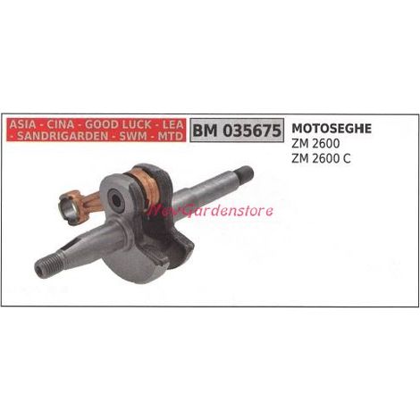 CINA Kettensägenmotorwelle ZM 2600 2600C 035675
