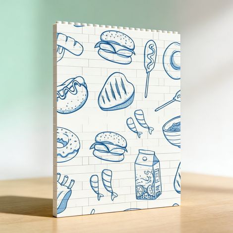 Cadre photo créatif adulte en briques, cadeau idéal pour couples (1/5)