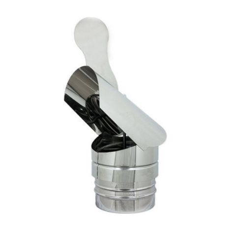 Terminale gallo tondo inox diam. 250