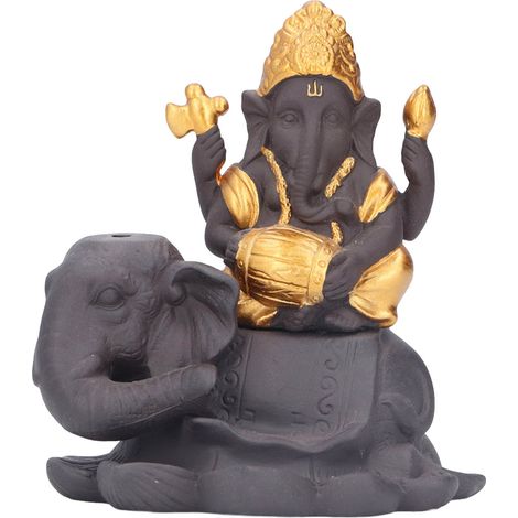Porte-encens Éléphant Décoratif Élégant pour Maison - Facile à Nettoyer (1/5)