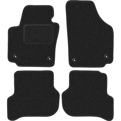 Alfombrillas de terciopelo para Seat Altea monovolumen (08.2008-2015) antracita (1/5)