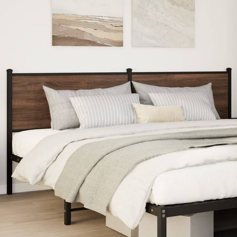 Maison Exclusive - Ersatz-Kopfteil Braun Eichen-Optik 200 cm Holz