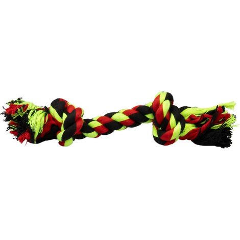Gioco per cani in corda annodata multicolore da 26 cm