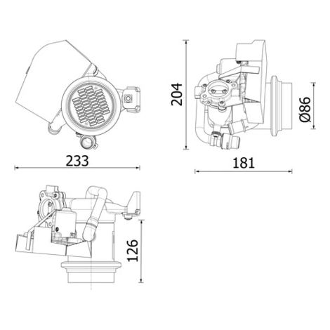 Radiateur, réaspiration des gaz d'échappement MAHLE CE 40 000P AUDI 04L131512AH