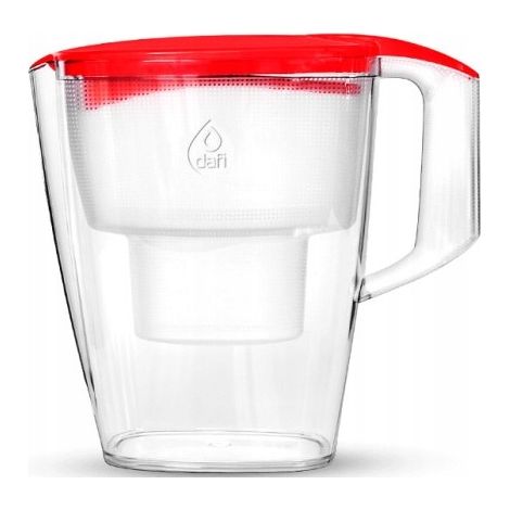 Pichet filtrant Dafi Mila 3 l rouge (1/5)