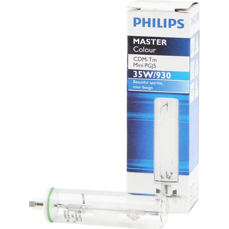 Philips 211491 Bombilla PGj5 MASTERcolor CDM-Tm Mini 35W 930 12000h Blanco Cálido (1/3)