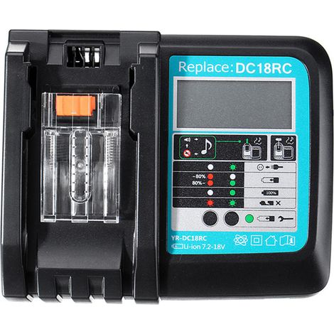Ersatz-Akkuladegerät für Makita, Ladestrom 14,4 V/18 V, 3 A