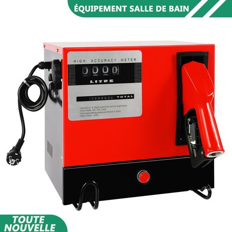 WAOBDLA 550W pompe diesel aspiration auto-aspirante 60L / min avec 2 tuyaux et buse automatique pour les pelles, les bulldozers, les rouleaux routiers (1/5)