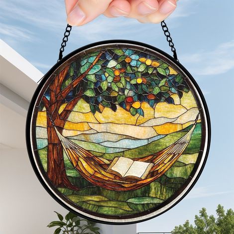 30 cmAttrape-soleil fleurs oiseaux abeille suspendu, décoration maison moderne, cadeau femme (1/5)