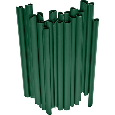 Garronda Befestigungsclips für Sichtschutzstreifen 19 cm aus PVC 30 Stück Zaun Sichtschutz für Balkon und Parkan UV-beständig für Außenbereich GD-0174, Grün