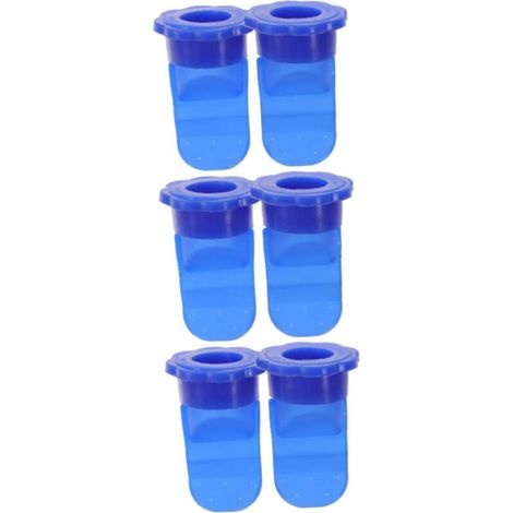 Set di 6 valvole di non ritorno in silicone per tubi di scarico fognario, nucleo deodorante, tubo di scarico a pavimento, lavandino in silicone (1/4)