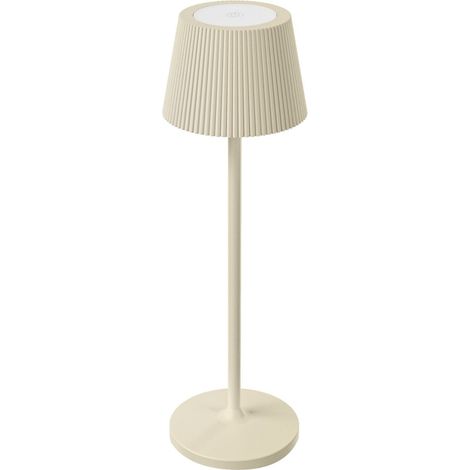Lampada da tavolo led ricaricabile IP54 mod. Emmamini colore avorio (1/2)