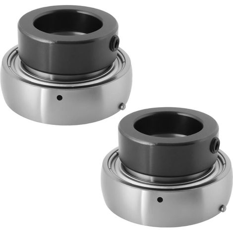 2x SA205-16 Eccentric Collar Bearings Suitable for Automotive, Paper Machinery, and Agricultural Machinery - Inner Diameter 25.4 mm, Diameter 52 mm (1/5)