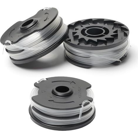 Replacement Head for Grass Trimmer, Replacement Line Spool, Compatible with LIDL Parkside 20-Li PRT 50 PRT 300 PRT 550. (3 Replacement Line Spools) (1/5)
