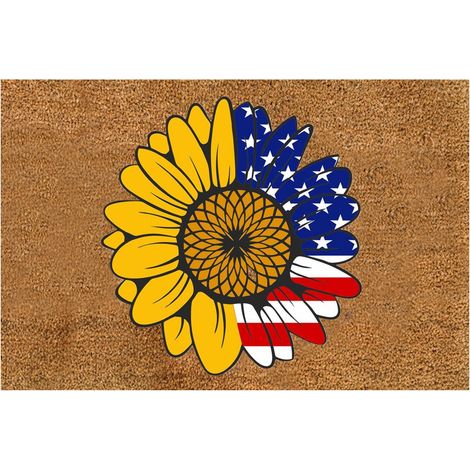 Tapis D'Accueil - Tapis De Sol Patriote 4 Juillet - Pour Entrée Salle De Bain Chambre Enfants - 40 x 60 cm - 1 Pièce (1/5)