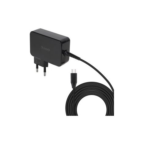 CARGADOR AUTOMATICO PORTATIL GAN USB-C PD 100W NEGRO TOOQ