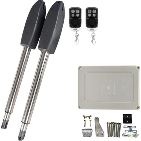 Kit d'ouvre-Portes automatiques Kit d'ouverture de Porte pivotante électrique Automatique 400KG pour Accessoires de Portail Coulissant (Color : 2 Remote, Size : 1 UK) (1/5)