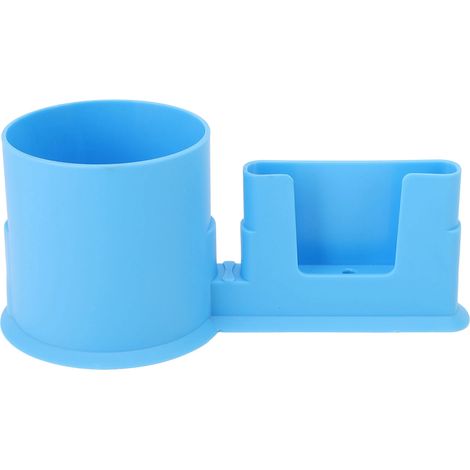 Porte-gobelet universel en plastique pour kayaks, compatible avec les gobelets de 6,35 à 9,81 cm (2,5 à 3,85 pouces), avec support pour téléphone et lunettes de soleil, bleu (1/5)