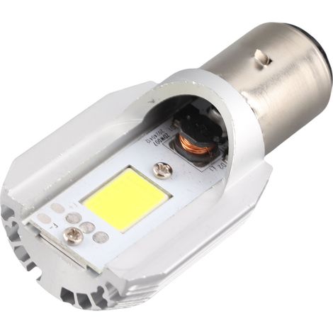 Jeffergarden Lampadina LED moto COB fari testa illuminazione uniforme dissipazione alluminio motociclo scooter