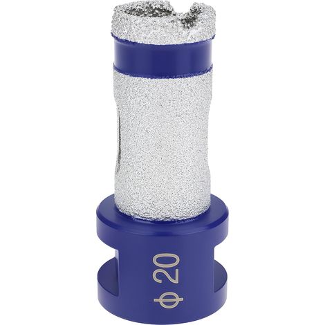 foret diamant de 20 mm compatible avec meuleuse d'angle à filetage M14 (1/5)