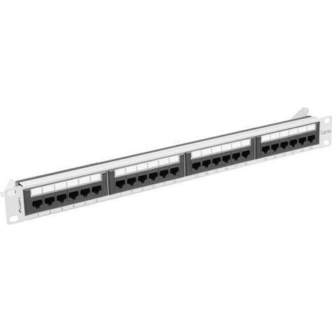 Lanberg PPUA-1024-S panel de parcheo 1U (1/4)